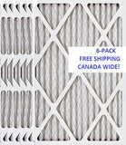 20x20x2 MERV 8 Standard Capacity Furnace Dust Filter Canada - 6-pack