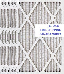 16x20x2 MERV 8 FREE SHIP Standard Capacity Furnace Dust Filter Canada - 6-pack